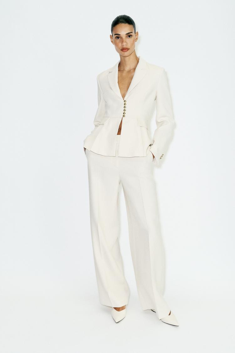 STRAIGHT-LEG TROUSERS