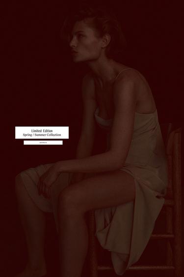 Zara 100% silk slip dress - LIMITED EDITION - Ash