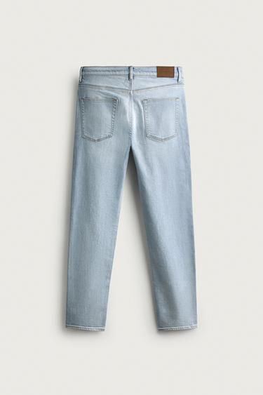 BASIC SLIM FIT JEANS - Sky blue by Zara