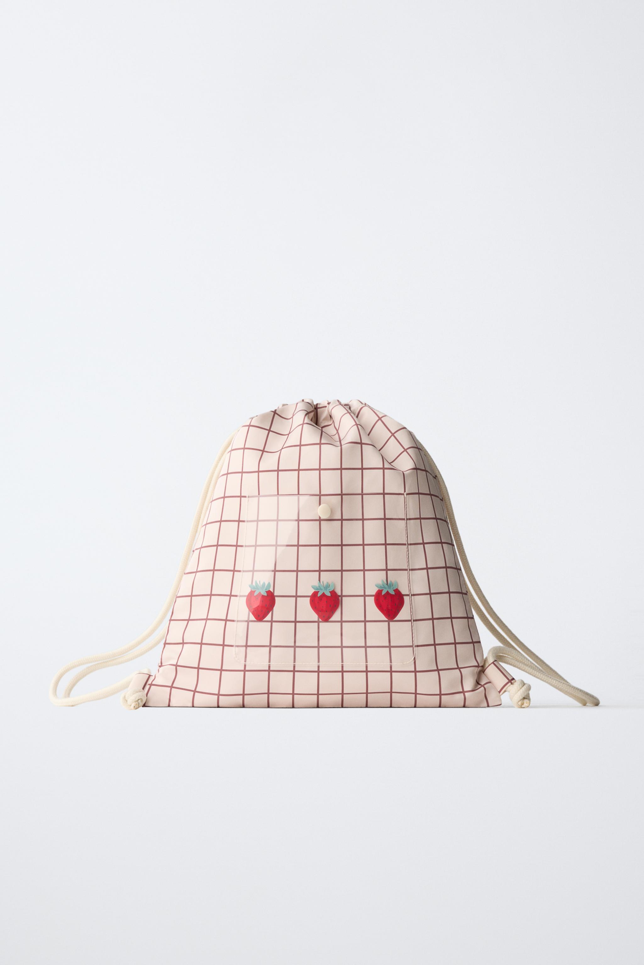 STRAWBERRY PLAID BAG