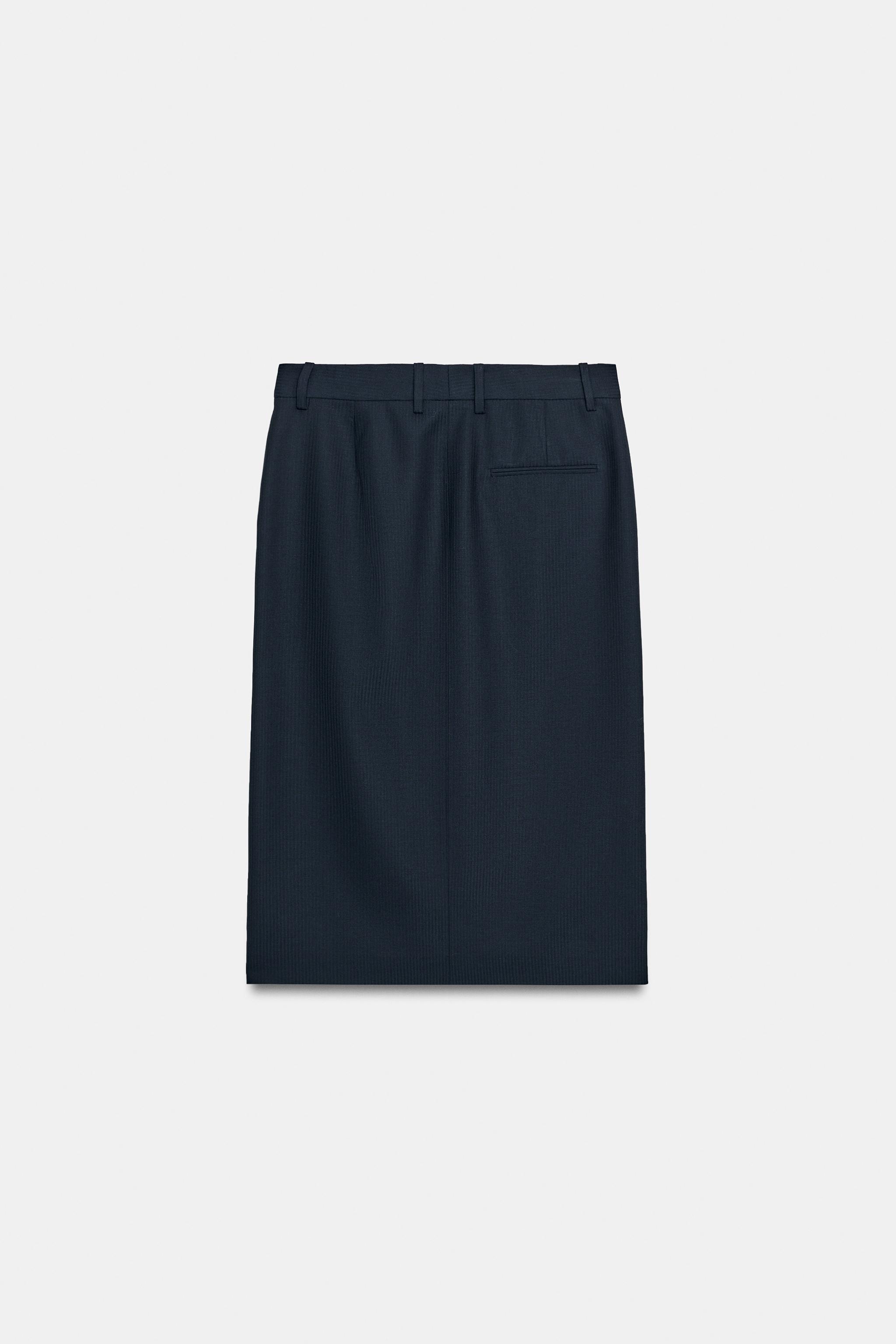 JUPE MIDI RAYURES ZW COLLECTION