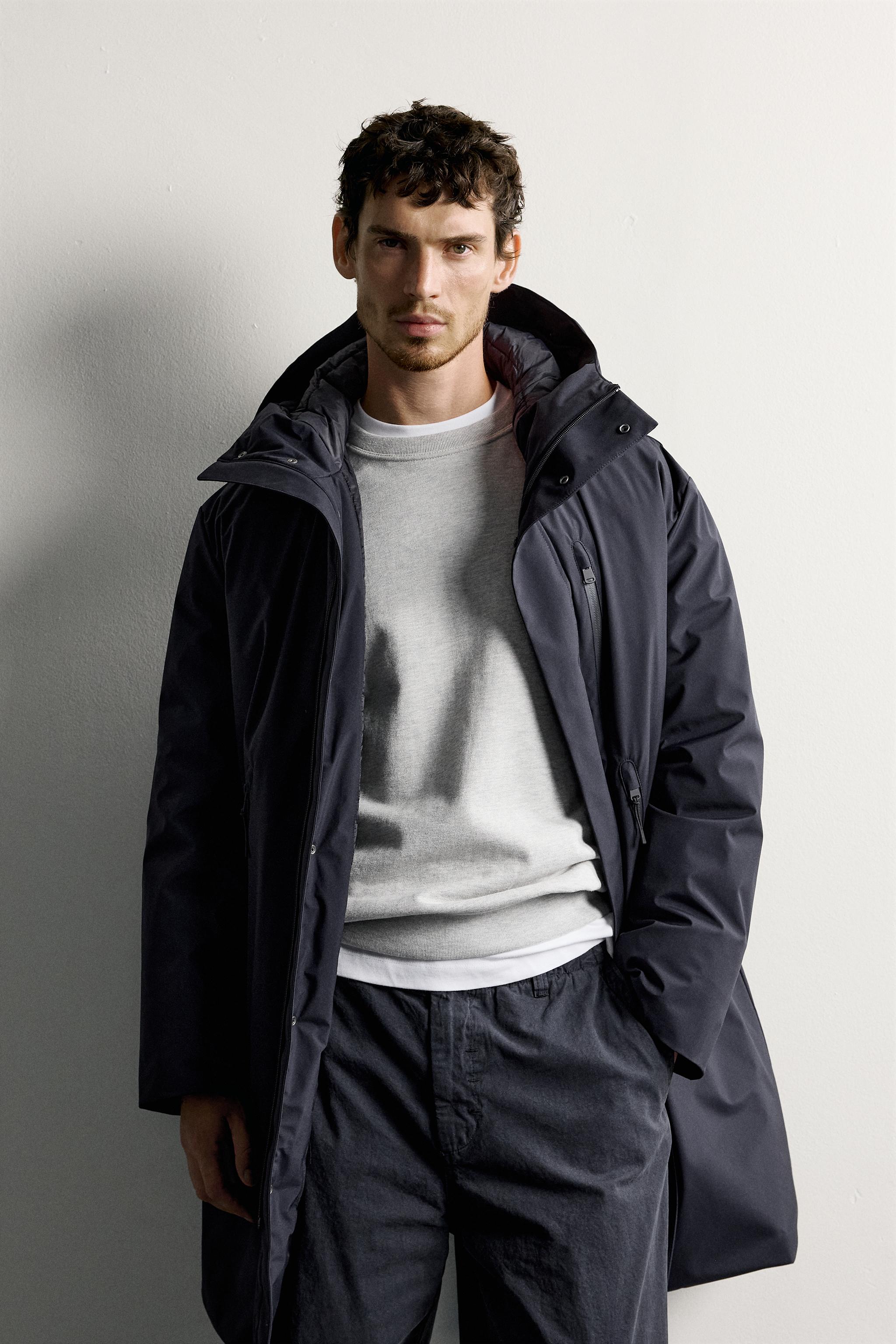 WATER REPELLENT TECHNICAL HOODIE PARKA