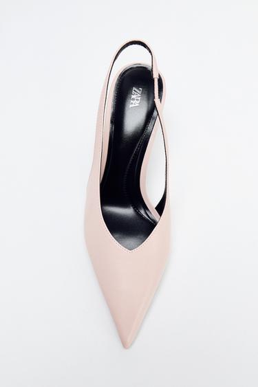 ZAPATO TACÓN DESTALONADO - Rosa de Zara