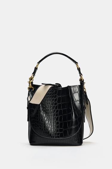 Zara BUCKET BAG - Black