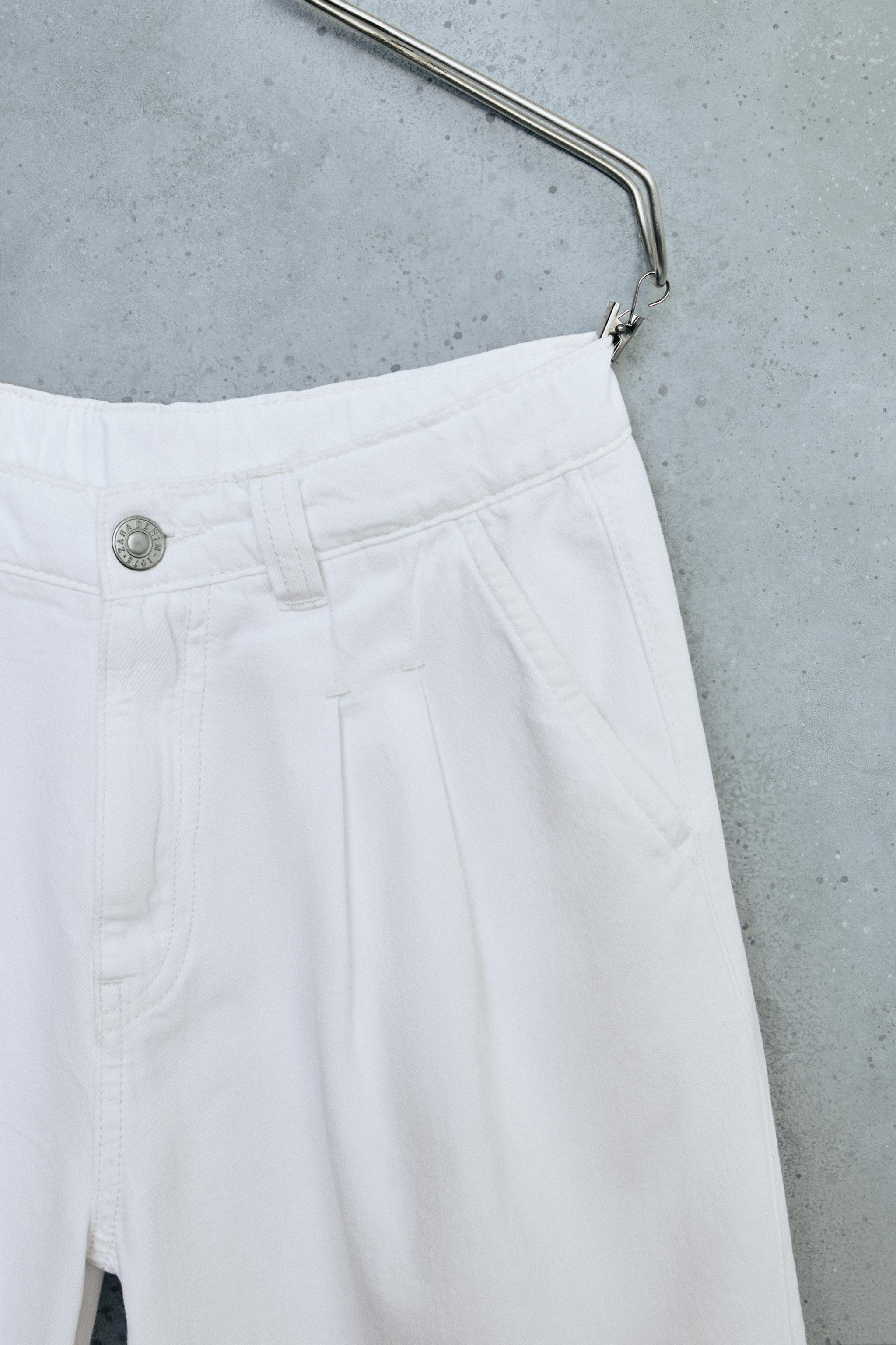 Детские шорты Zara STORIESZ - PLAIN PLEATED SHORTS — фото 4