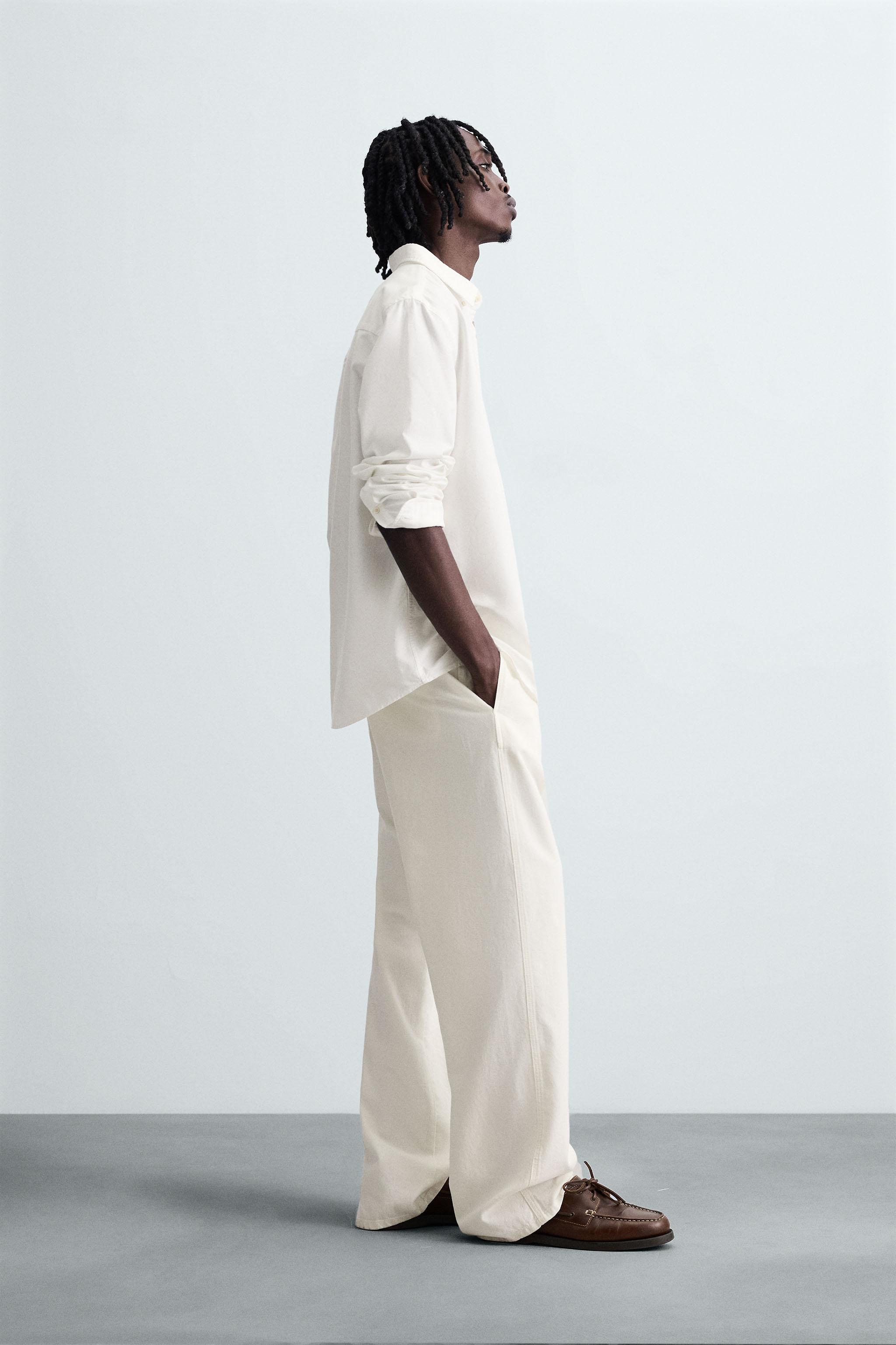 COTTON HEMP CHINO PANTS