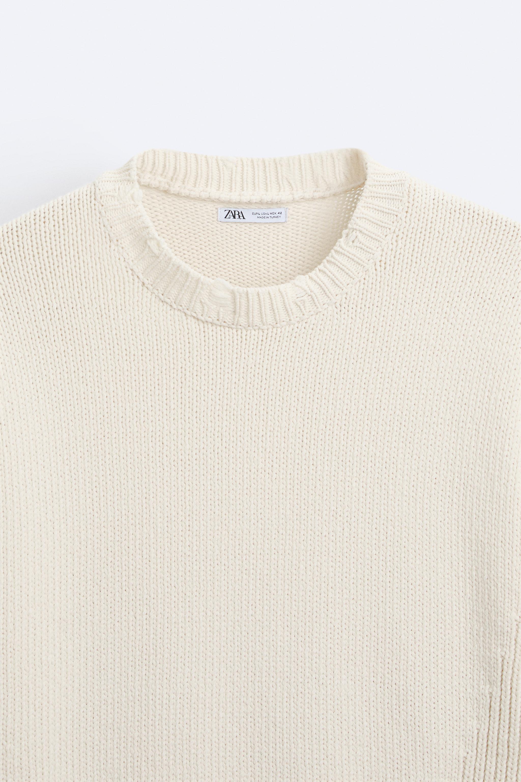 Zara ripped cheap sweater