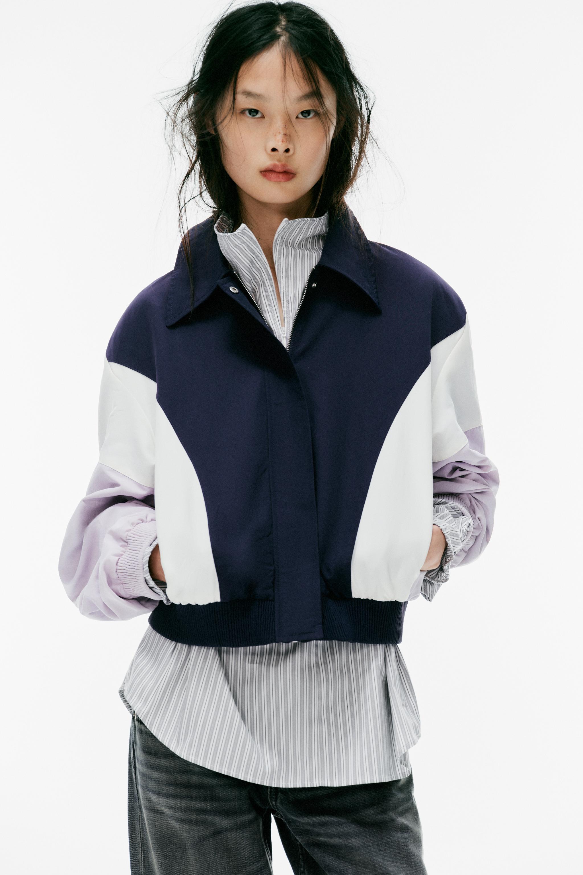 CONTRAST BOMBER JACKET