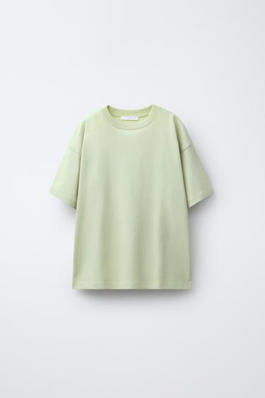 3-PACK OF STRIPED AND PLAIN T-SHIRTS - Lime by Zara - Image 1
