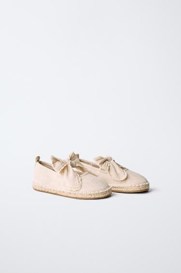 BOW ESPADRILLES - Ecru White by Zara - Image 1