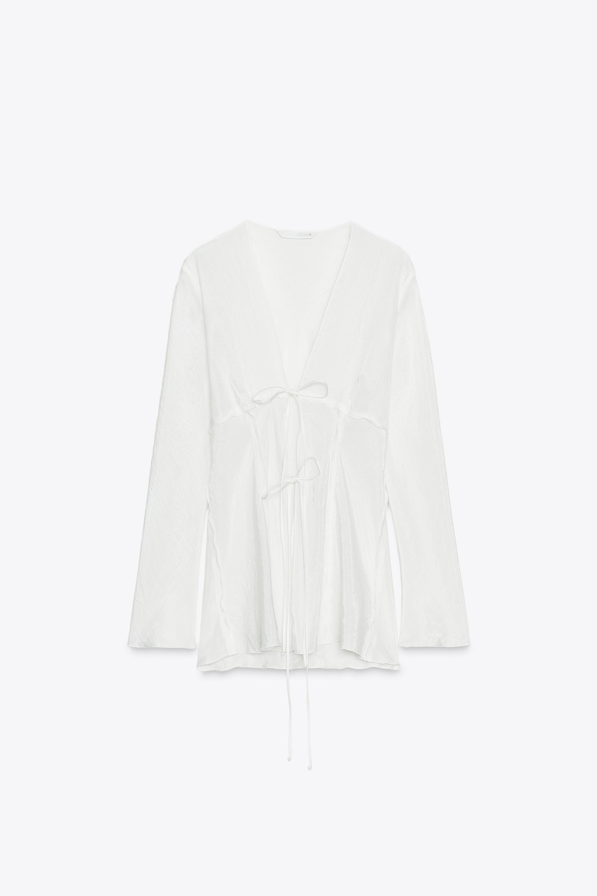 BLOUSE À LACETS ZW COLLECTION