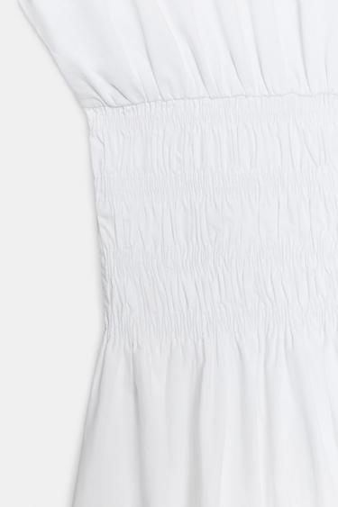 POPLIN COMBINATION DRESS - White by Zara - Image 8