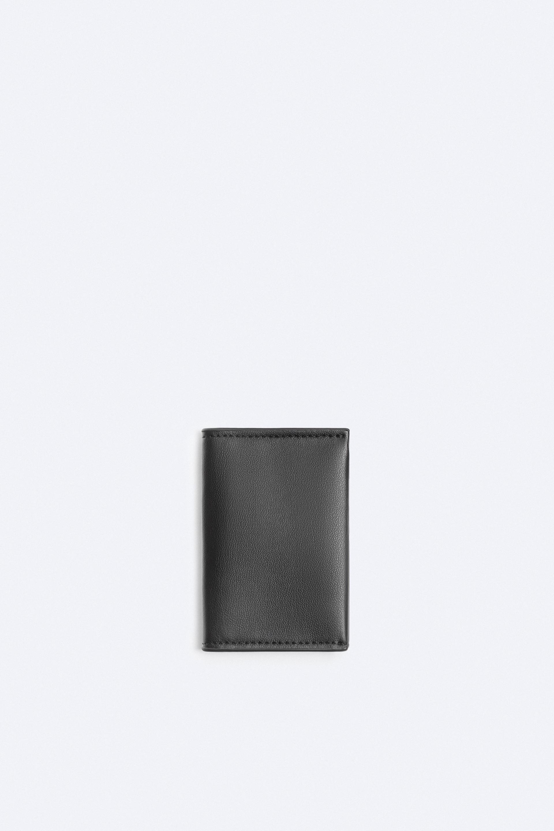 DOUBLE CARD HOLDER Black ZARA Australia