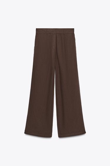 PANTALON JOGGER ZW COLLECTION - Marron de Zara
