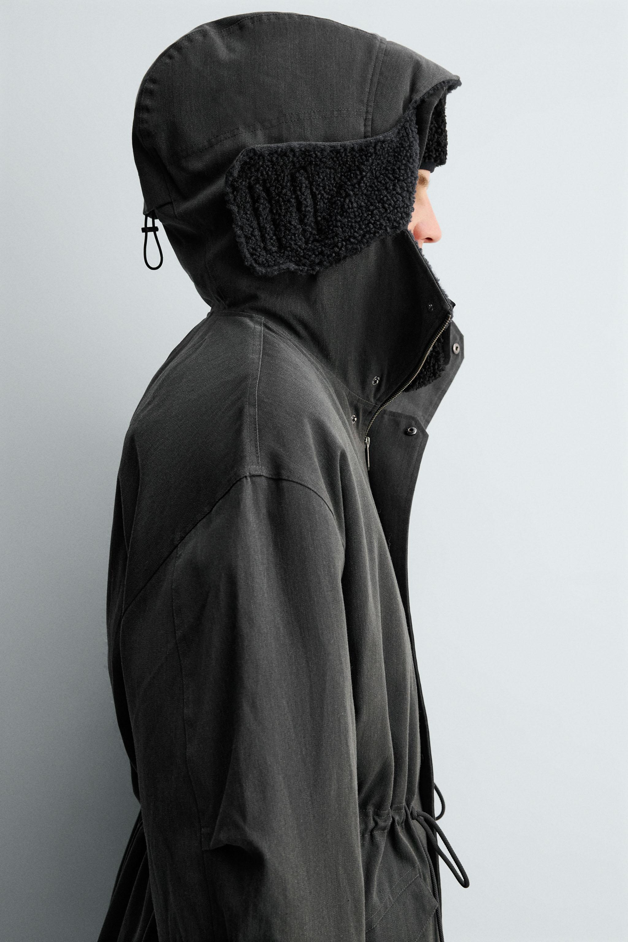 OVERSIZED FIT HOODIE PARKA X SR_A