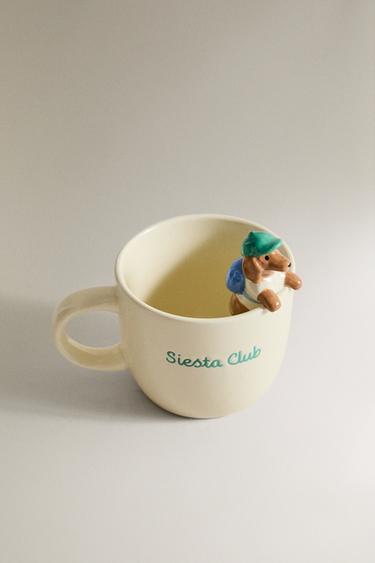 CHILDREN'S CERAMIC DOGGY MUG - Multicoloured by Zara - Image 1