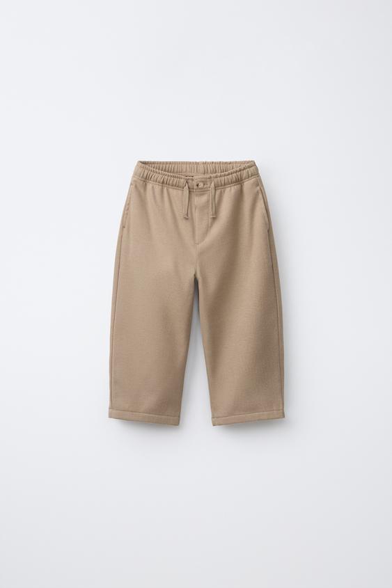 PLAIN CHINO TROUSERS - Beige by Zara - Image 0
