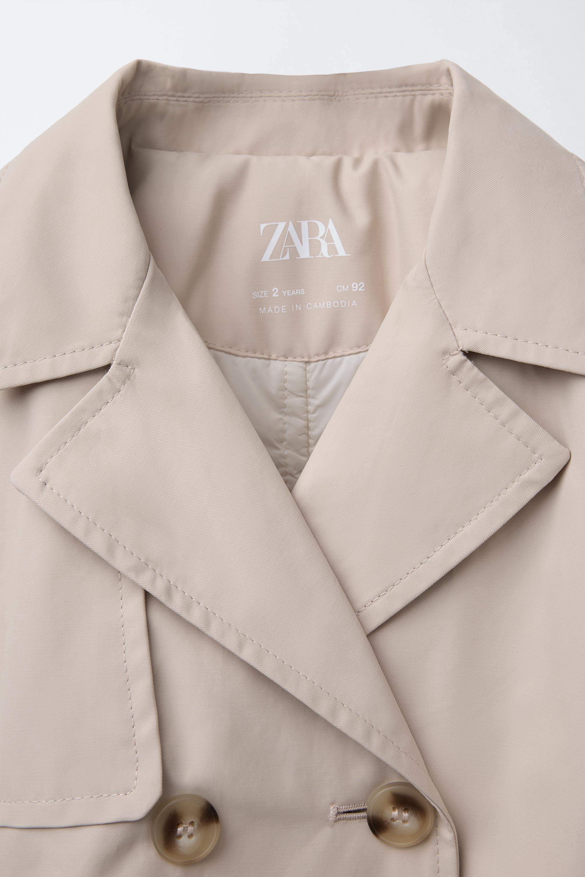 SIERRA DESIGNS トレンチコート L ベージュ ベルト キルティング トレンチコート - ベージュ | ZARA Japan