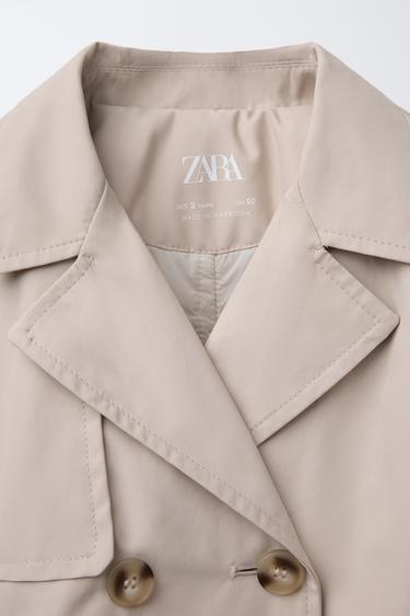 QUILTED TRENCH COAT WITH BELT - Beige by Zara - Image 2