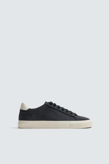 Zara BASIC SNEAKERS - Blue