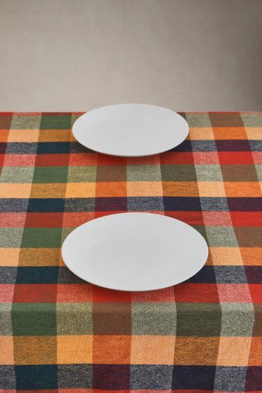NAPPE COTON ÉPAIS CARREAUX - Tuile de Zara - Image 1