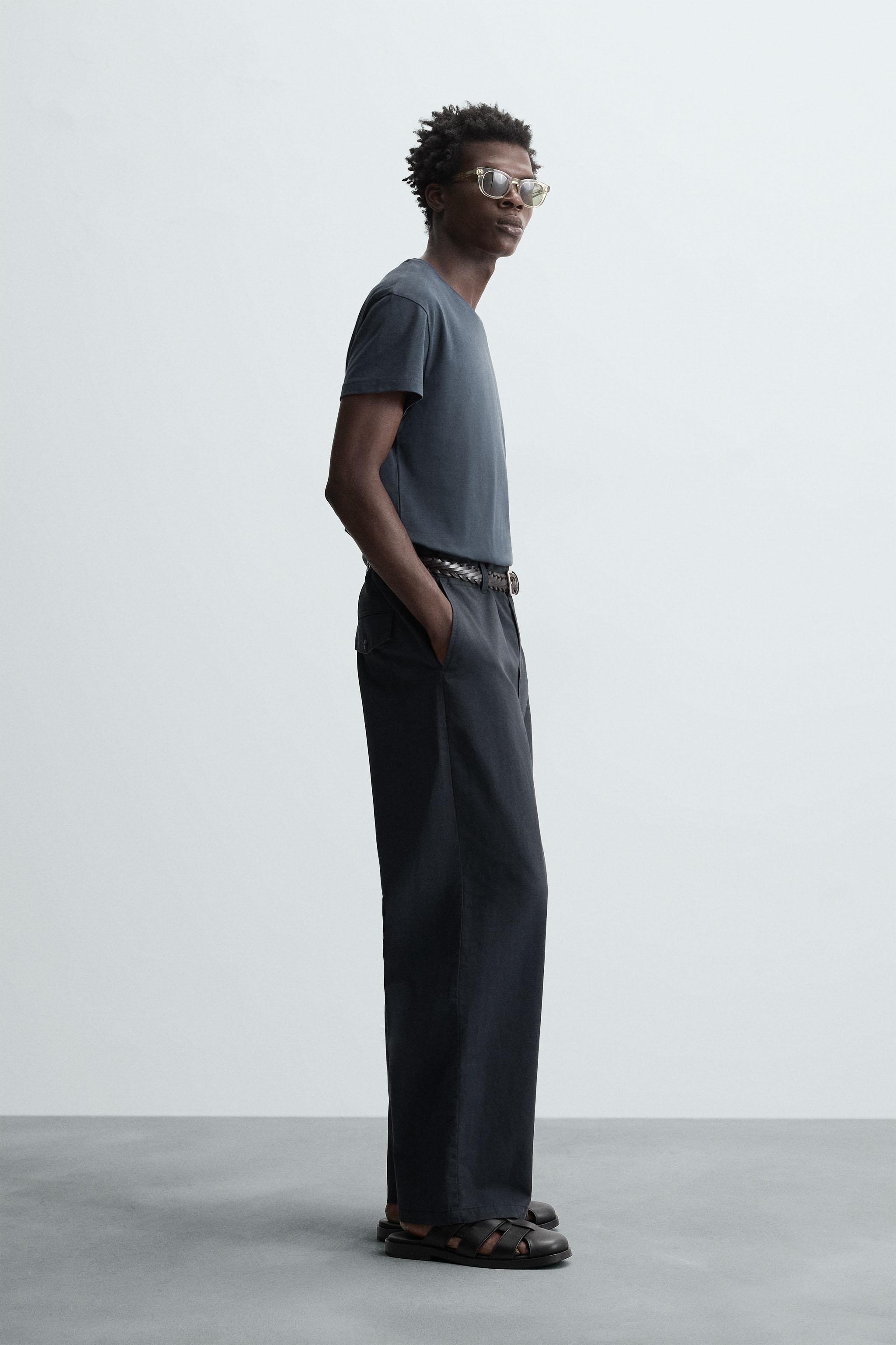 PANTALON REGULAR FIT STRUCTURÉ
