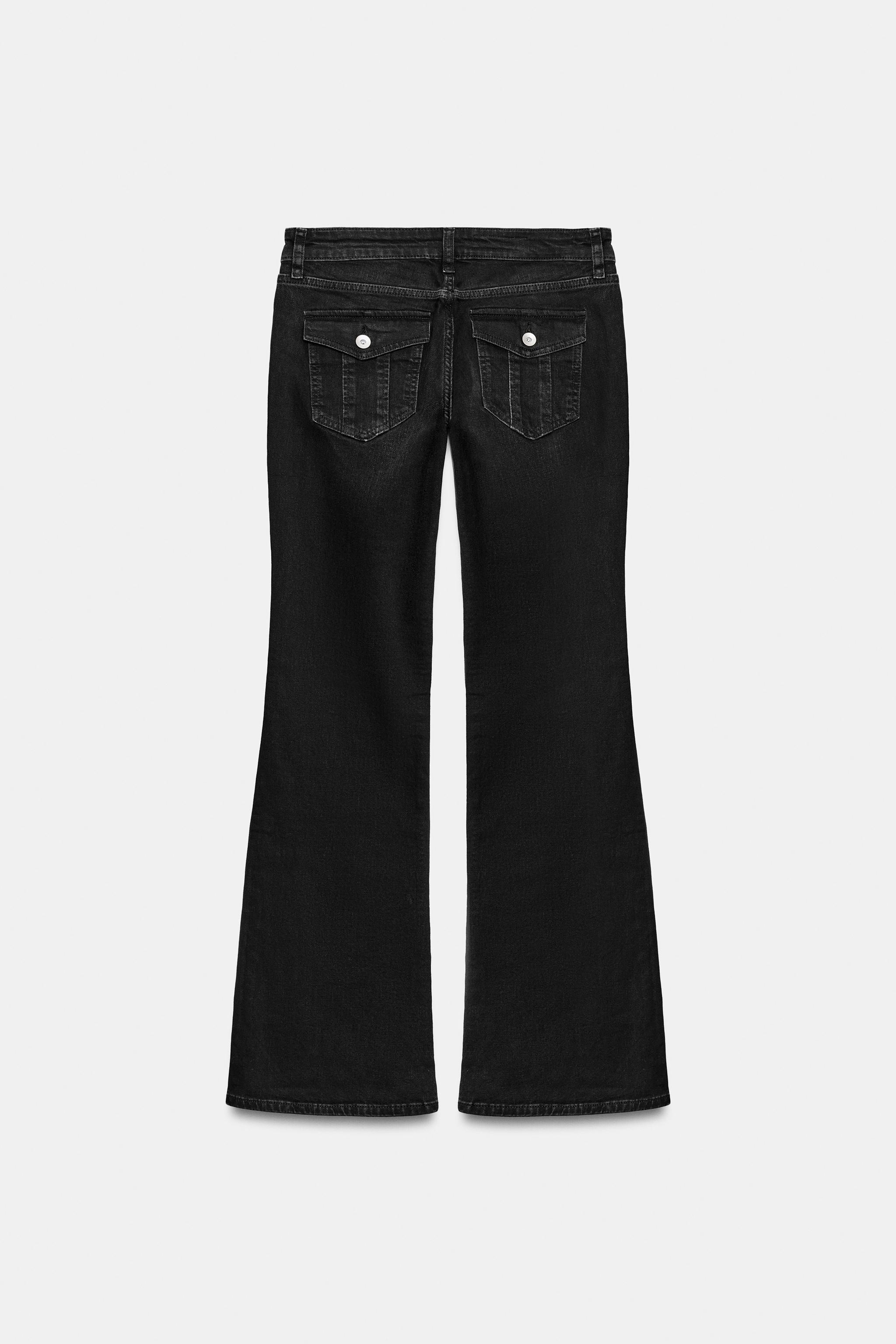 TRF LOW-RISE BOOTCUT JEANS
