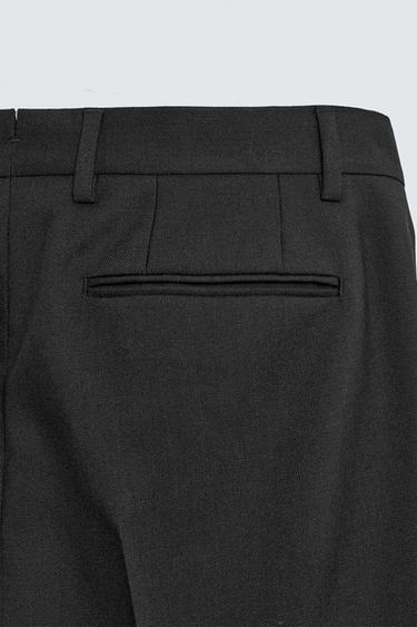 AARON LEVINE X ZARA WOOL TUXEDO TROUSERS - Black by Zara - Image 7
