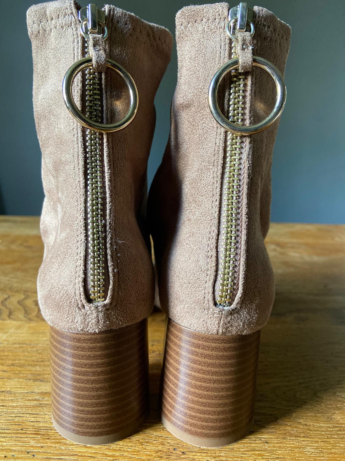 FAUX SUEDE ANKLE BOOTS - Image 2