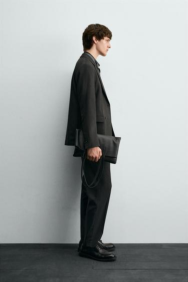SLIM FIT SUIT TROUSERS - Anthracite Grey by Zara - Image 3