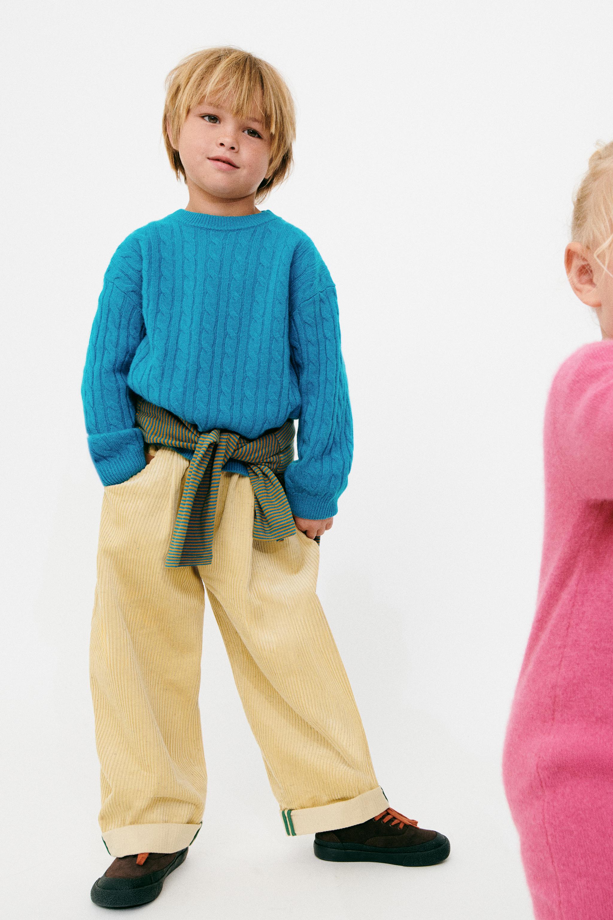 ZARA TIMELESS - 100% WOOL CABLE-KNIT JUMPER