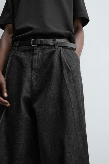 JEANS FLARE FIT - Noir de Zara - Image 5