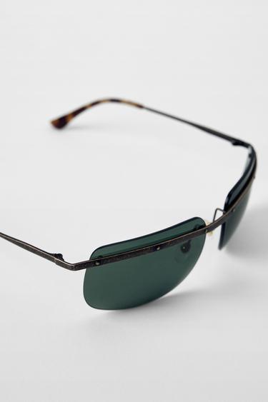 LUNETTES DE SOLEIL MÉTALLIQUES BOBBY GILLESPIE X ZARA - Or de Zara - Image 3