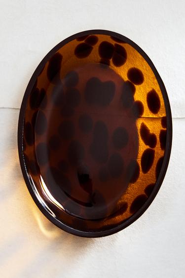 Zara ANIMAL PRINT BATHROOM SOAP DISH - Leopard