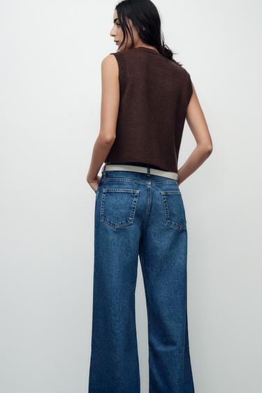 PLAIN KNIT TOP - Brown by Zara - Image 3