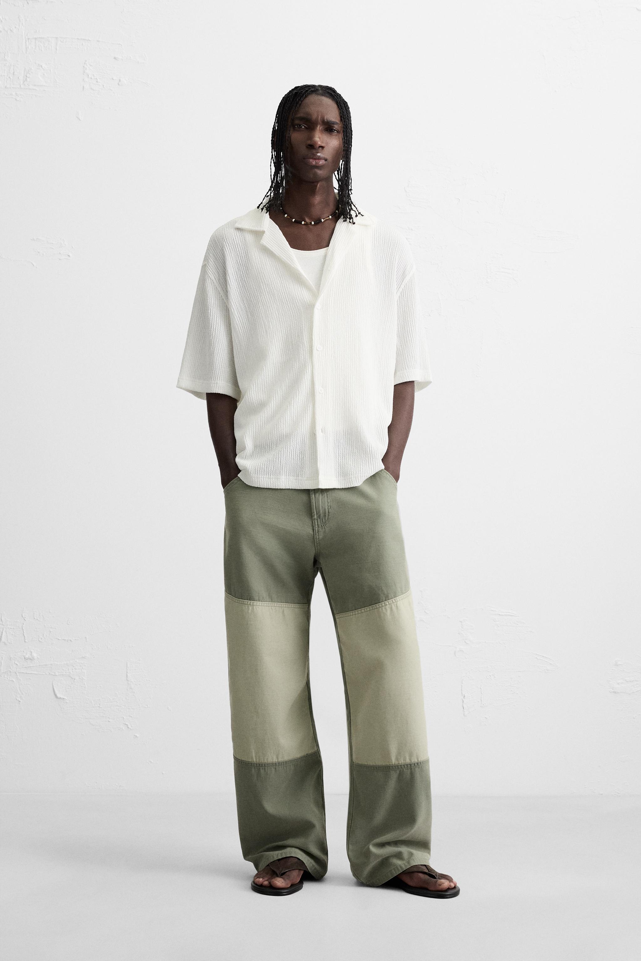 CHEMISE STRUCTURÉE EFFET FROISSÉ