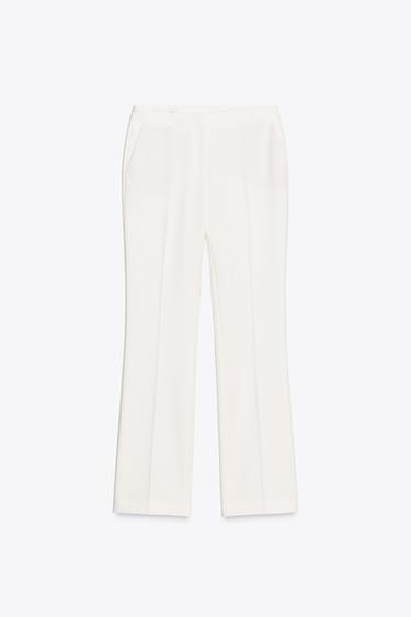 PANTALÓN FLARE - Crudo de Zara