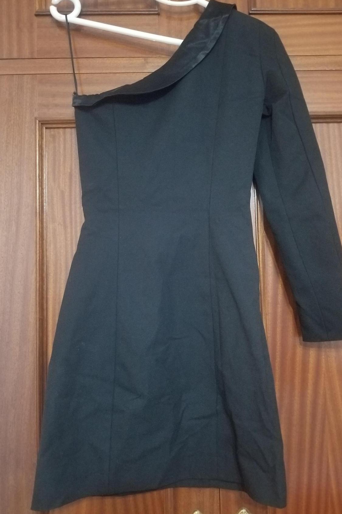 SHAWL COLLAR DRESS - Image 3