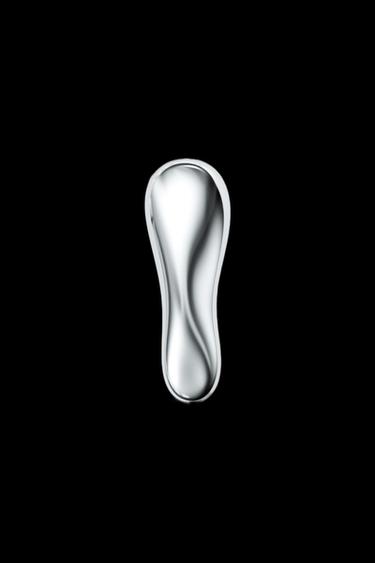 Zara SILVER BARRETTE - TINTED LEATHER - Image 0