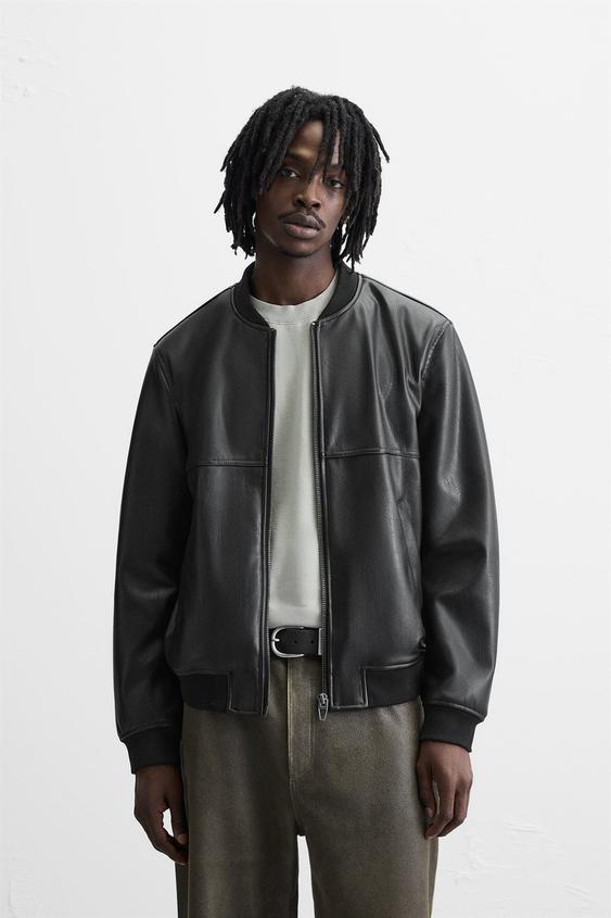 フェイクレザージャケット - メンズ | ZARA 日本