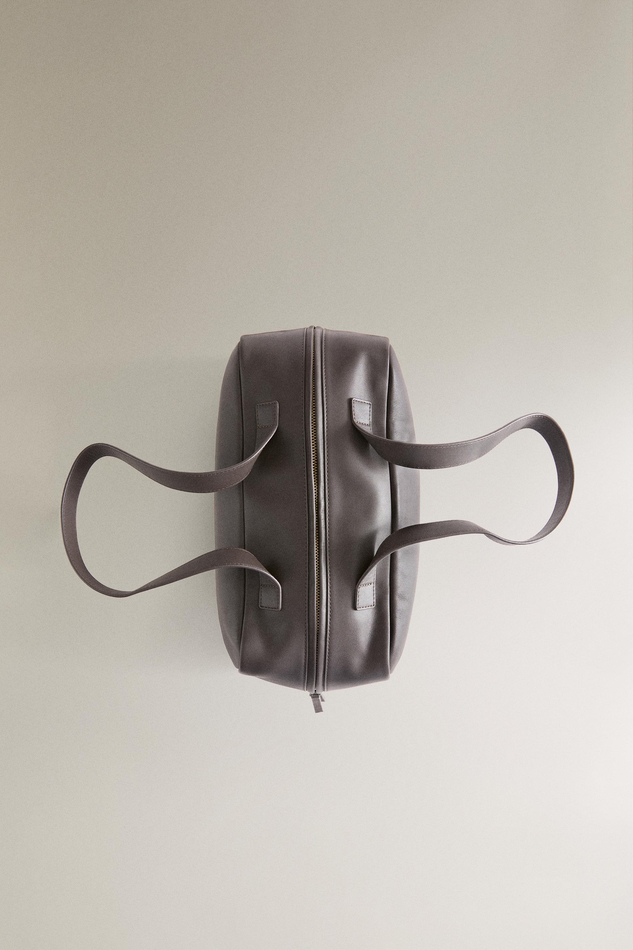 LEATHER MINI BOWLING BAG
