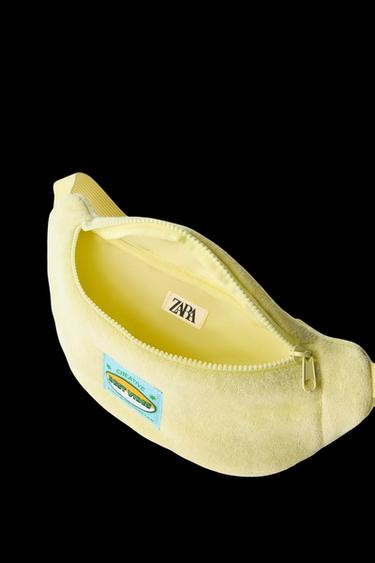 RIÑONERA TOALLA - Amarillo claro de Zara
