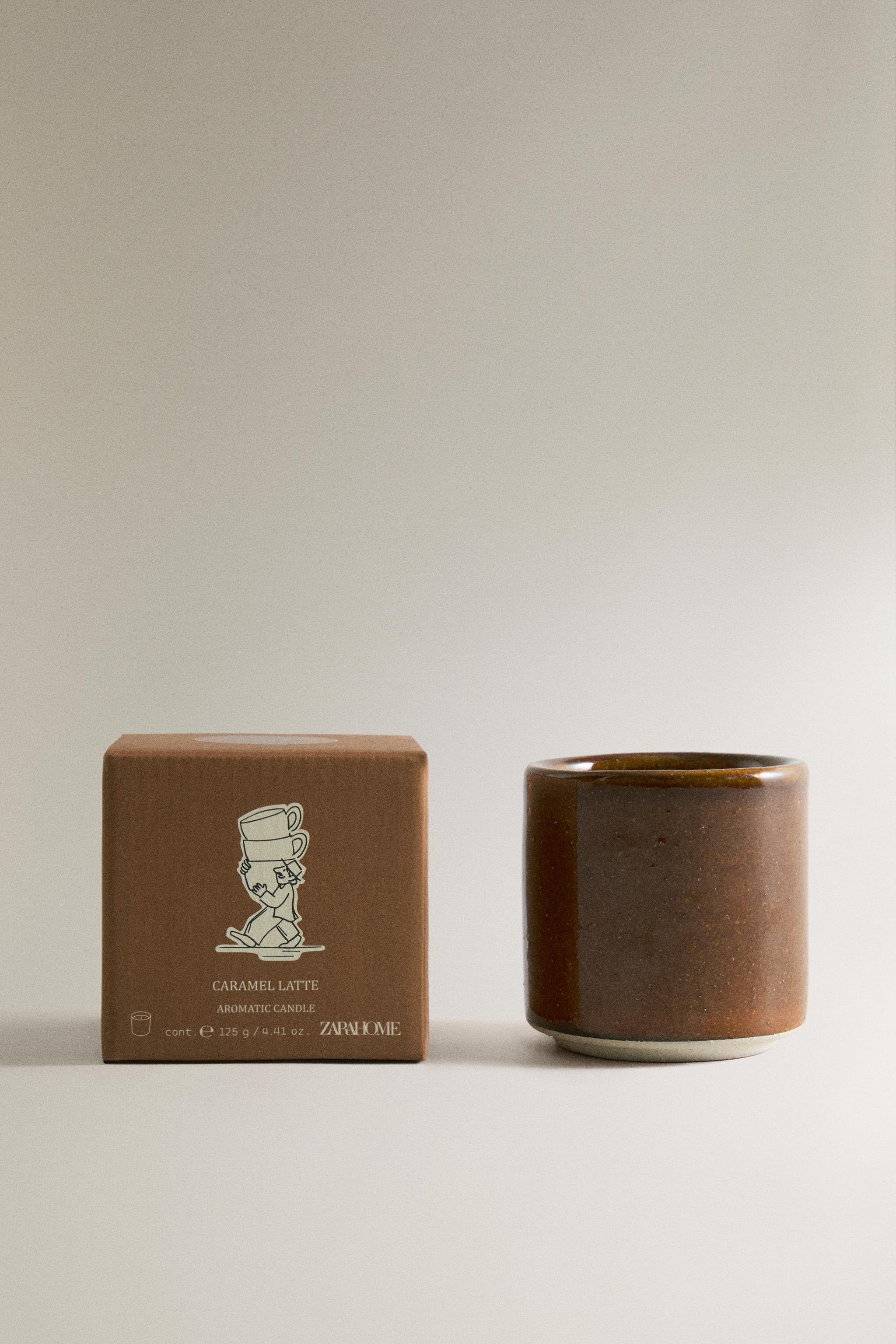 (125 G) CARAMEL LATTE SCENTED CANDLE
