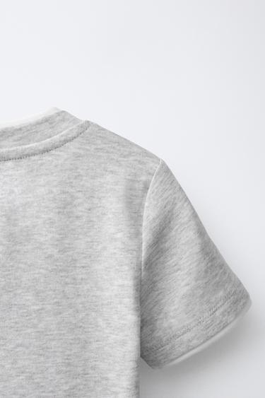 HAUT DOUBLE EN MODAL - Gris chiné de Zara - Image 3