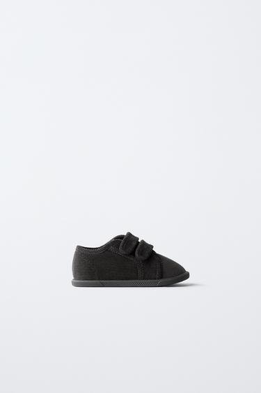 CORDUROY BAREFOOT PLIMSOLLS - Anthracite grey by Zara