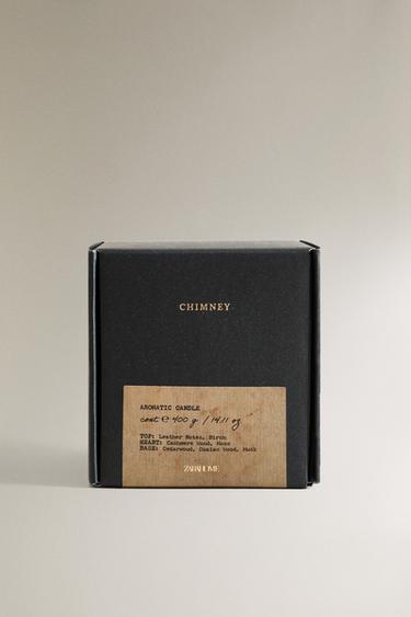 (400 G) CHIMNEY SCENTED CANDLE - Green by Zara