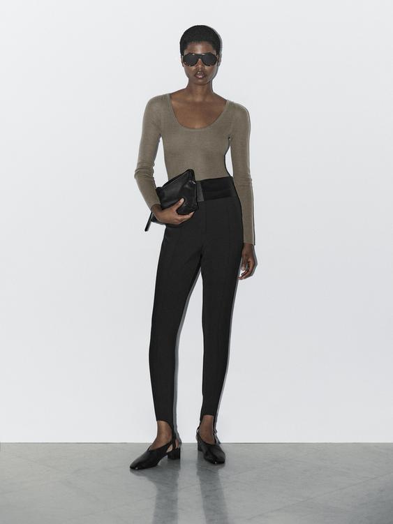 Fitted trousers with elasticated hems - STUDIO