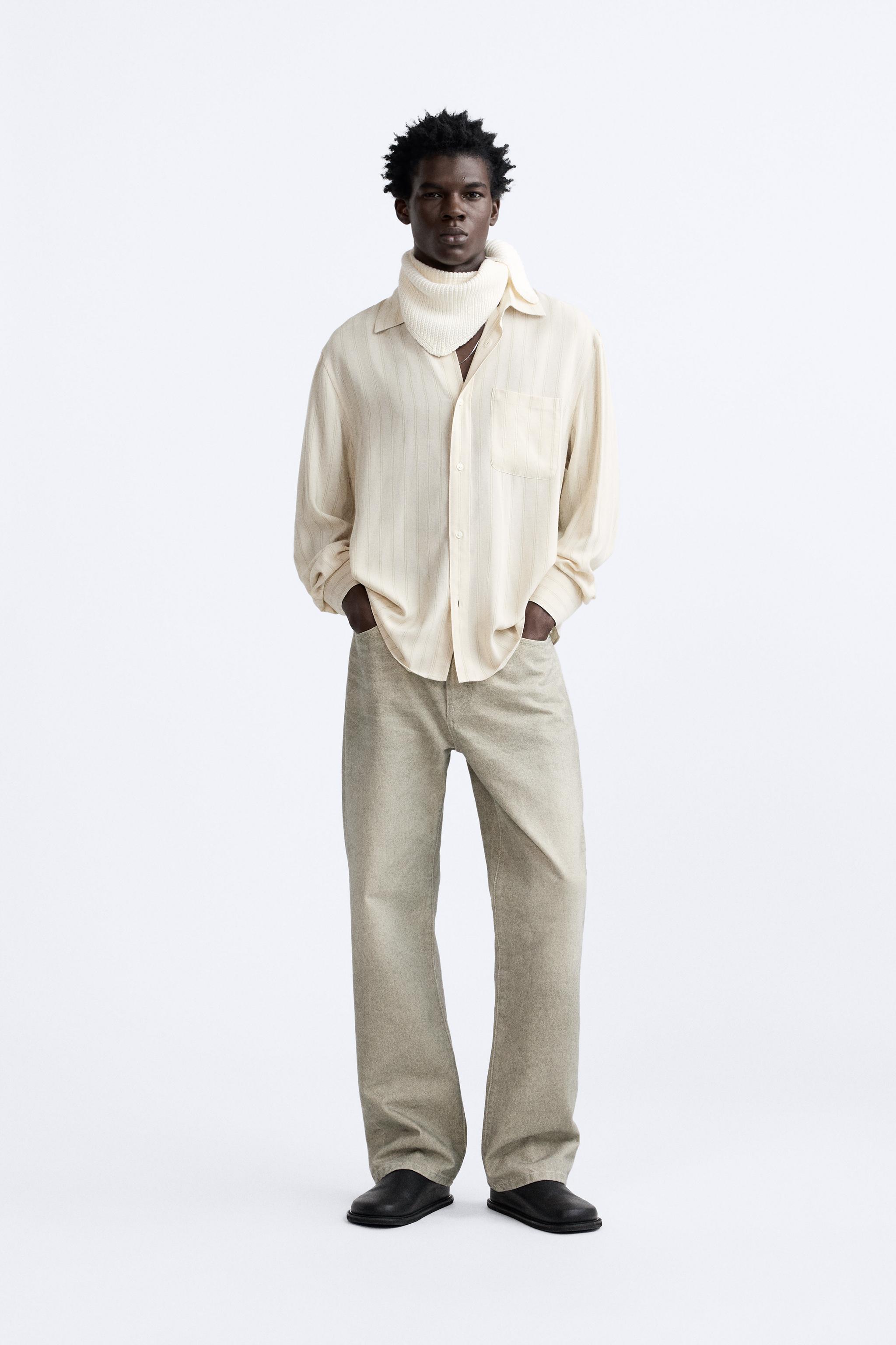 Cotton Zara Men Check Shirts, Full or Long Sleeves, Casual Wear at