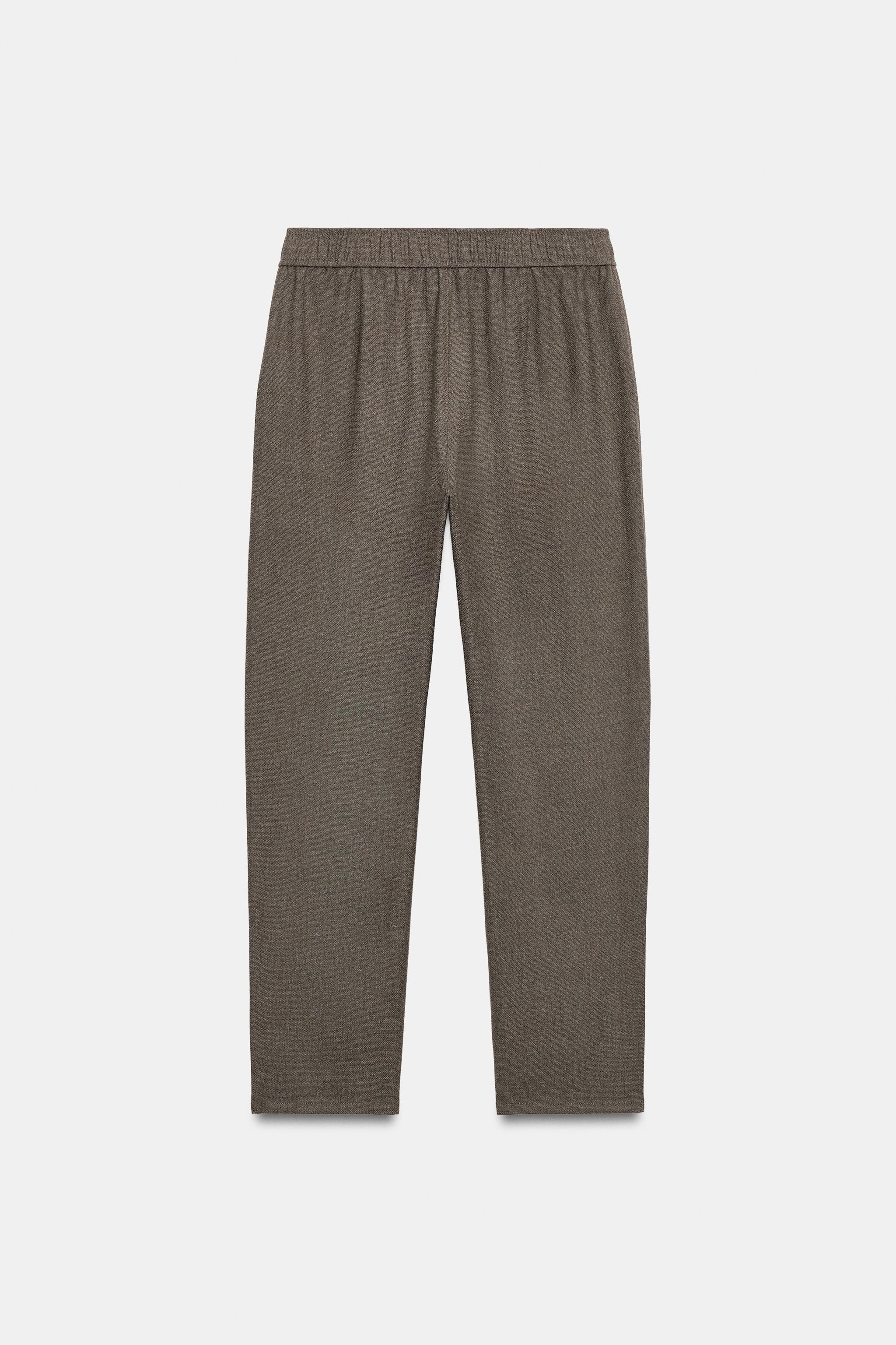 PANTALON À TAILLE ÉLASTIQUE