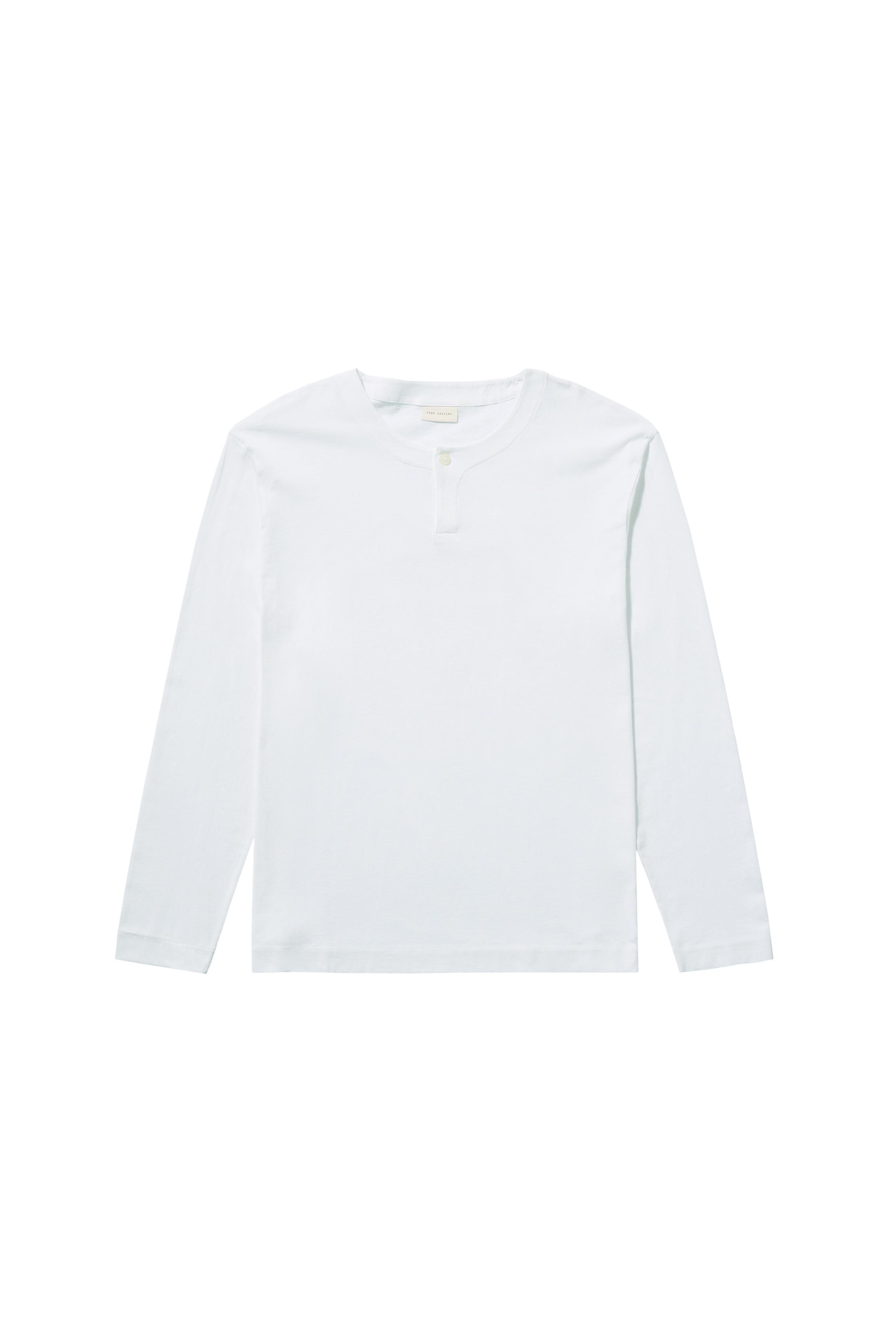 ★ドイツ発*ZARA*新作*Origins-テクスチャー長袖Tシャツ/ECRU★ org.jpg